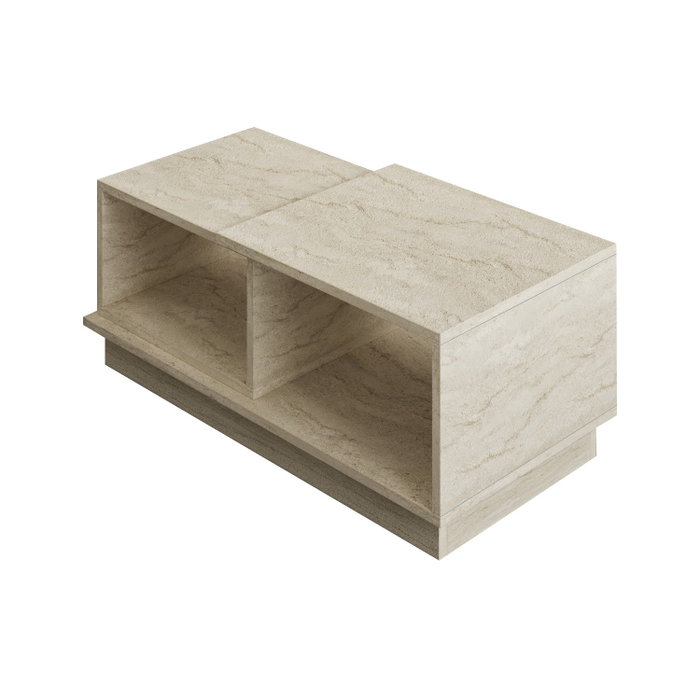 Hanah Home Mesa de Centro Concepto Mármol Travertino